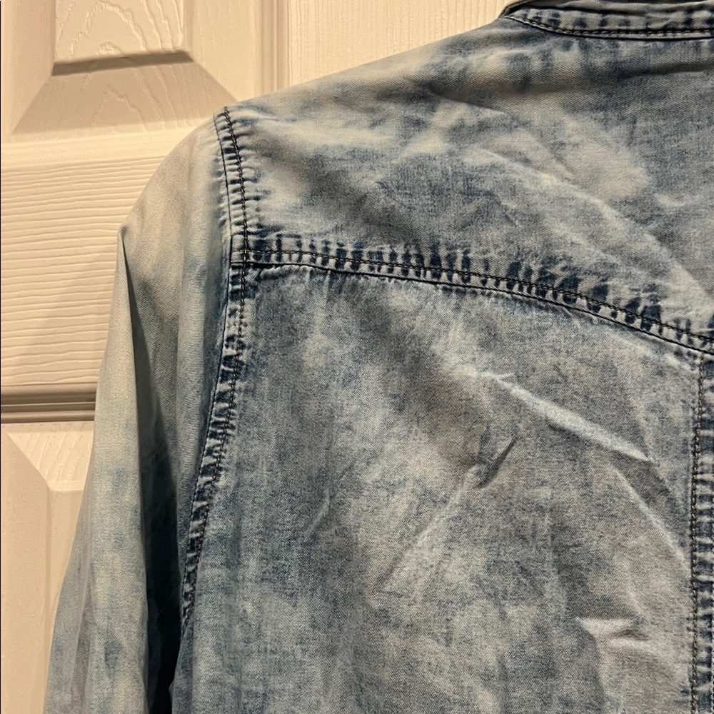 JW Signature Blue Denim shirt dress - Picture 12 of 12